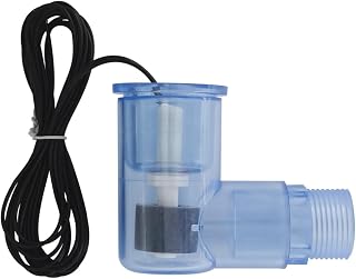 Transparent SS2 Float Switch for Condensate Water Overflow 3/4 Inch PVC Pipe Fitting HVAC System Drain