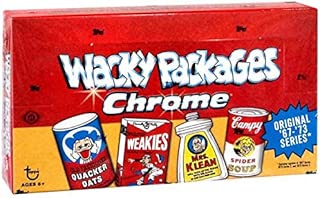 2014 Topps Wacky Packages Packs CHROME Cards Hobby Box - 24 packs / 4 cards - coolthings.us