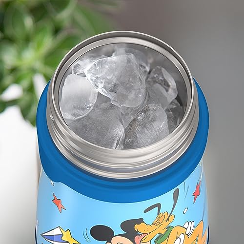 Image of THERMOS Vacuum Insulated Stainless Steel 10oz Straw Bottle, Mickey Mouse