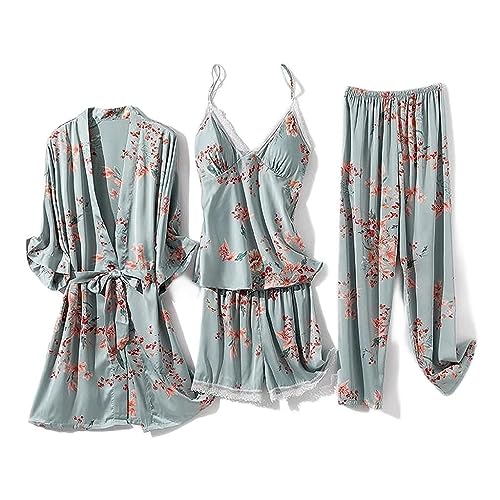 Kimono robe satin TXQHD de qualité supérieure style de nuit chic