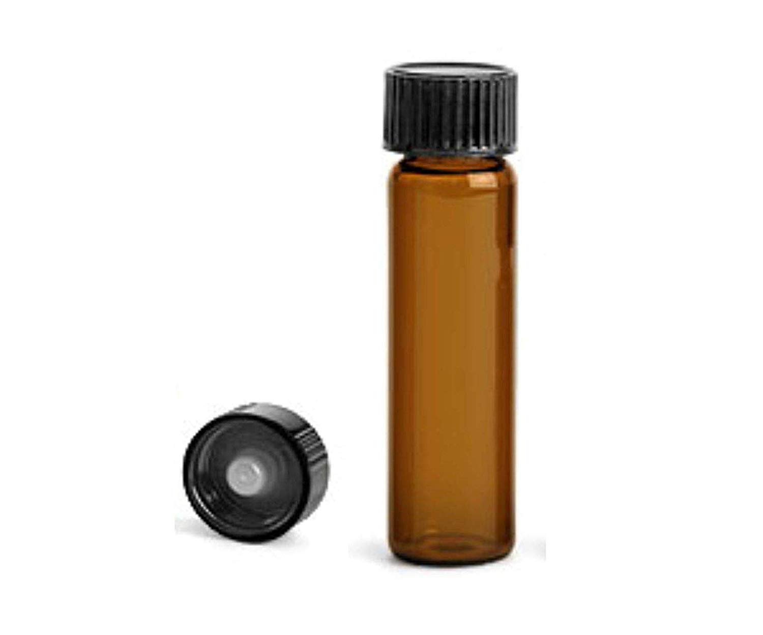 4 Oz (120 ml) Clear Boston Round Glass Bottle w/Black Mist Sprayer - Pack of 6