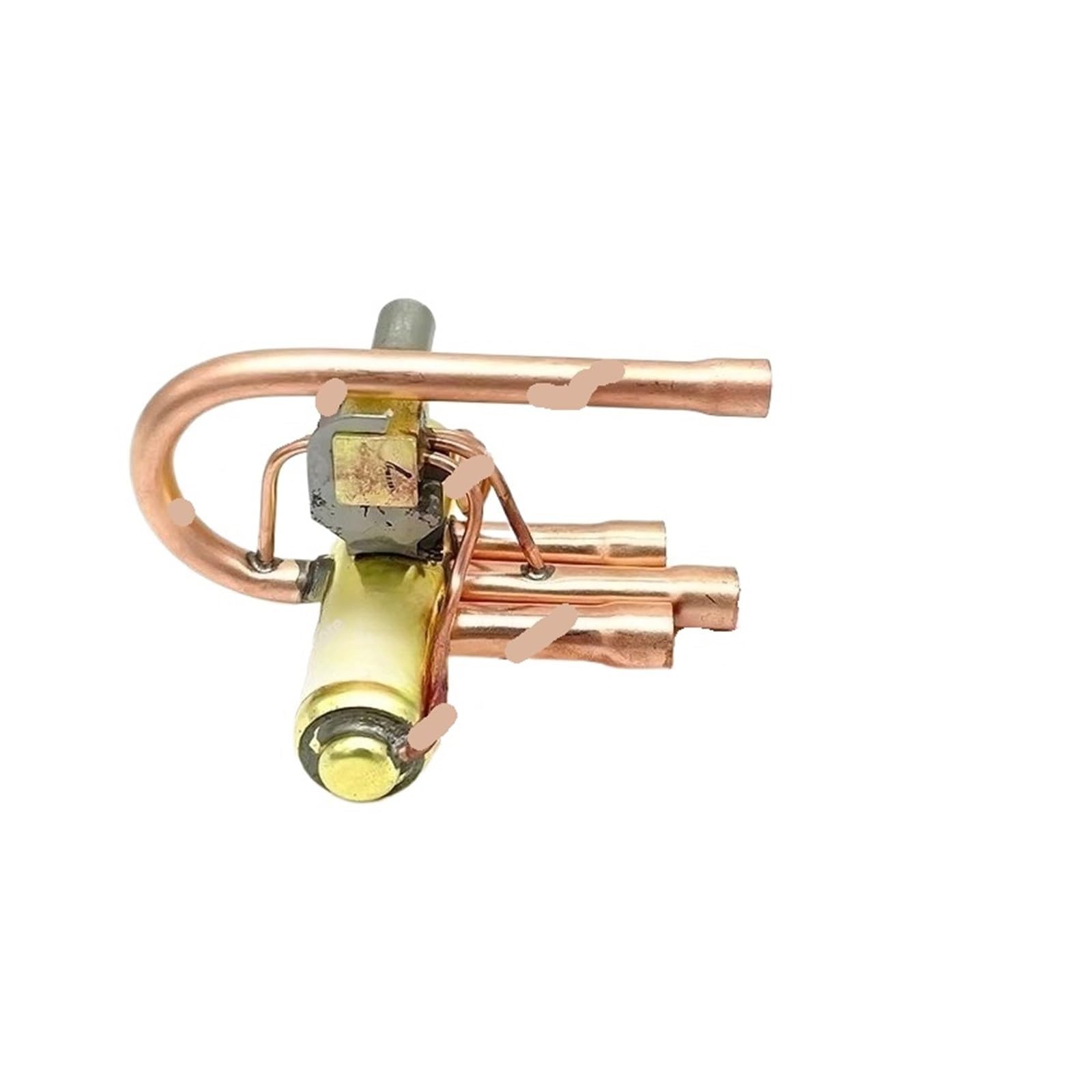Aria Condizionata Valvola A Quattro Vie Valvola Di Inversione 1-2P Pompa Di Calore Scaldabagno Parti Di Riparazione Bobina Elettromagnetica Universale(B)