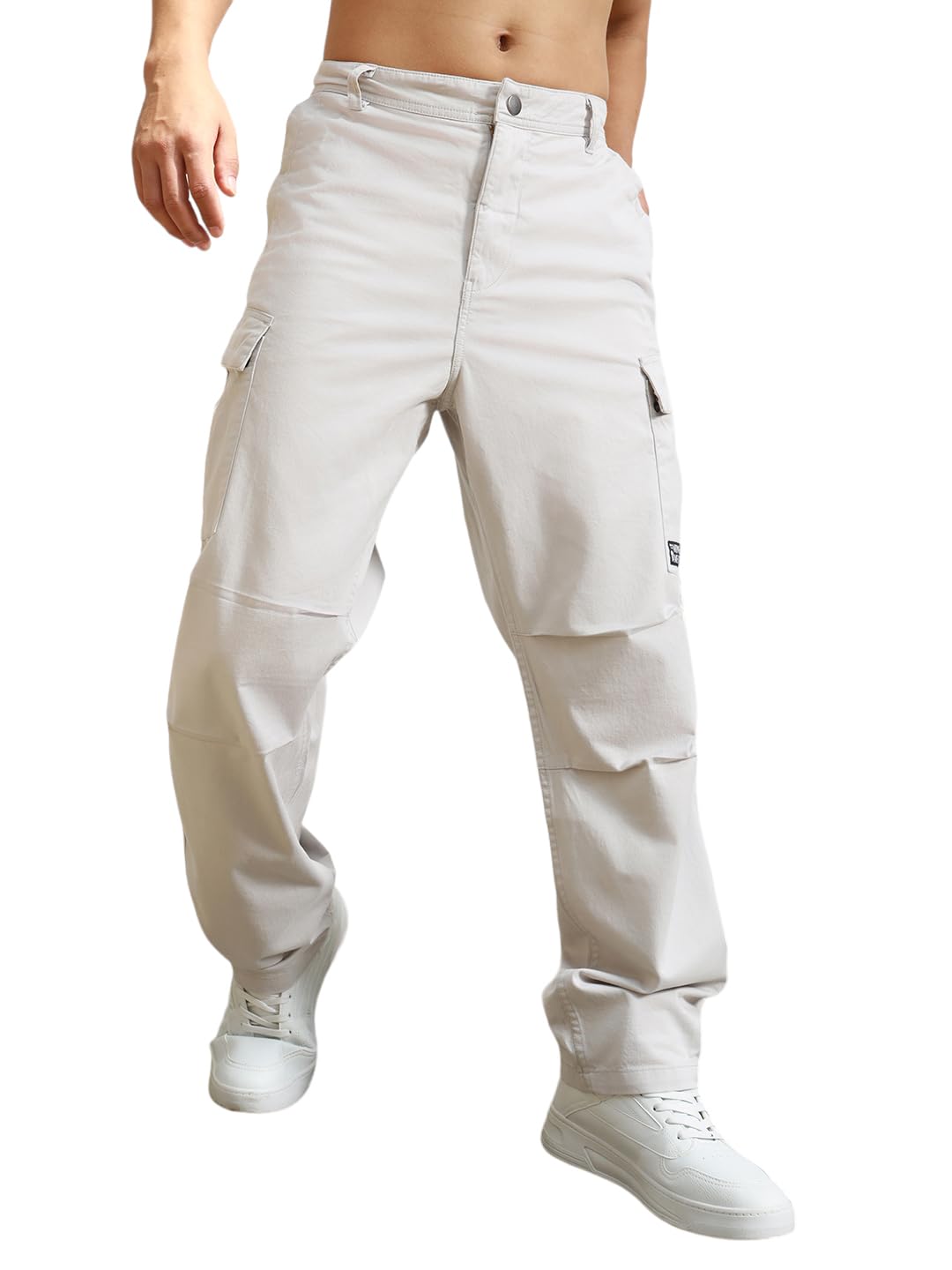 hubberholme Men Cotton Loose Fit Mid-Rise Trousers |7|-picture-21