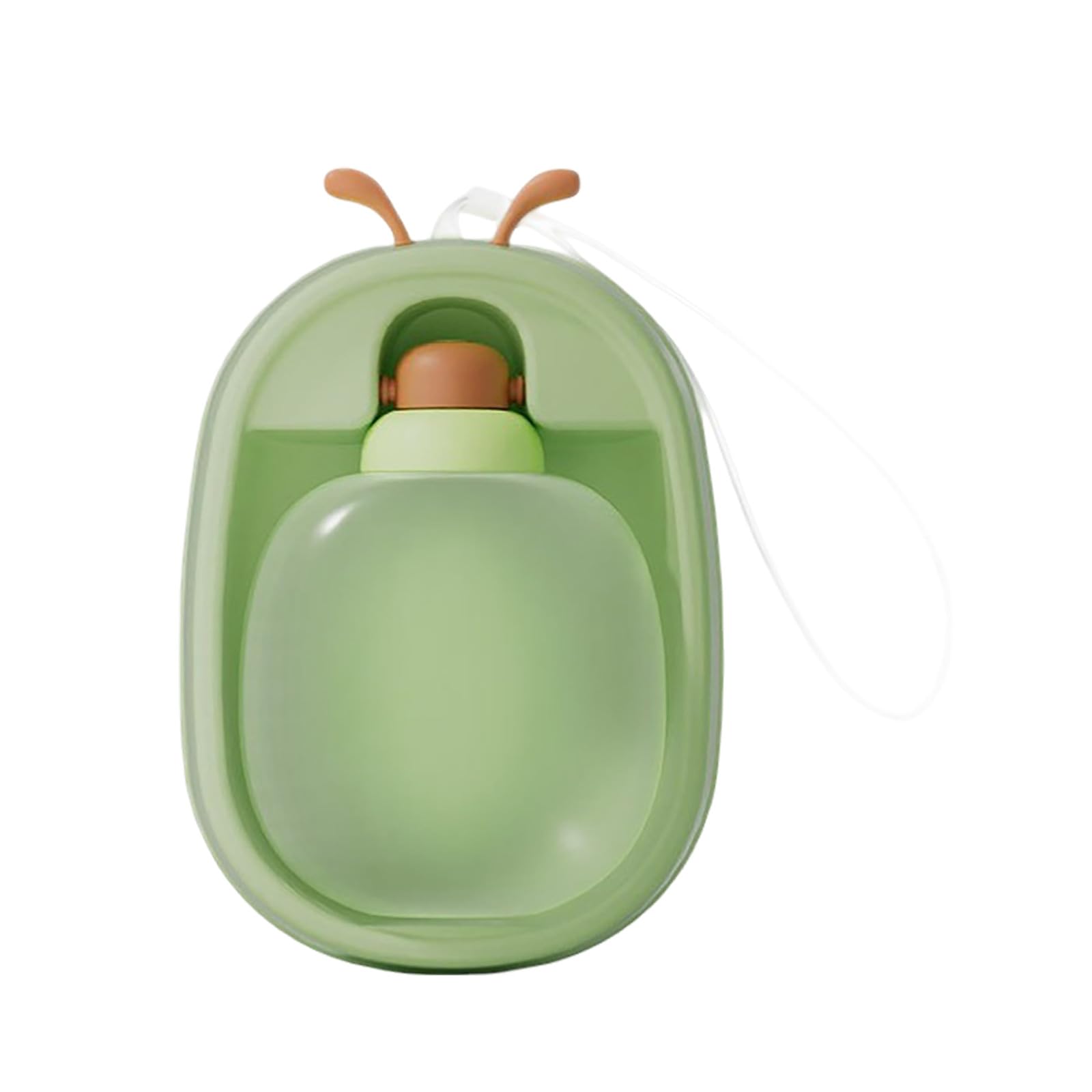 2026 Dog Water Bottle, 2-in-1, Leak-Proof Plastic Water Dispenser with Bowl for Travel, Outdoor Walking (Green, 21 x 14 cm)