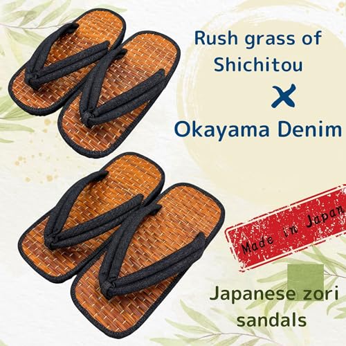 Edoten] Our Own design Japan Setta Zori Men's z Igusa2