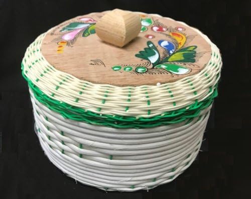 Gran cesta mexicana del calentador del guardapolvo de la tortilla Eco amistoso hecho a mano hecho a mano en México grande