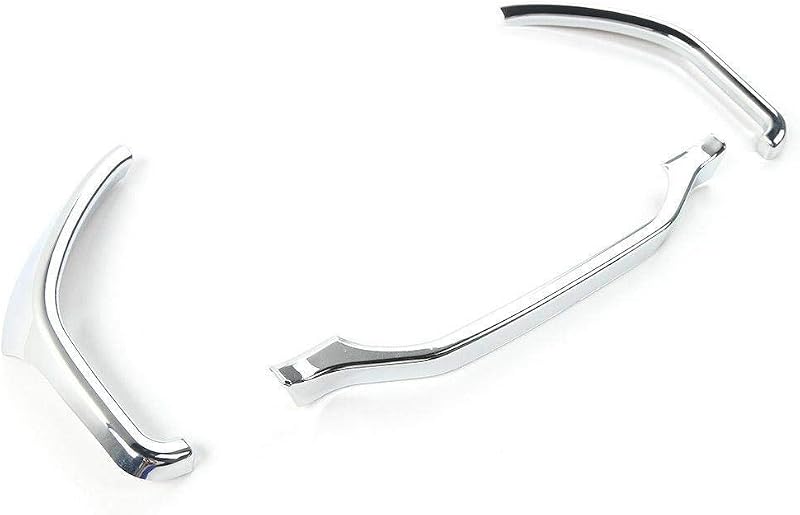 Molduras Cromadas do Contorno Lateral do Painel para Ford F-150 2015 a 2021 S SIZVER – Kit com 3 peças