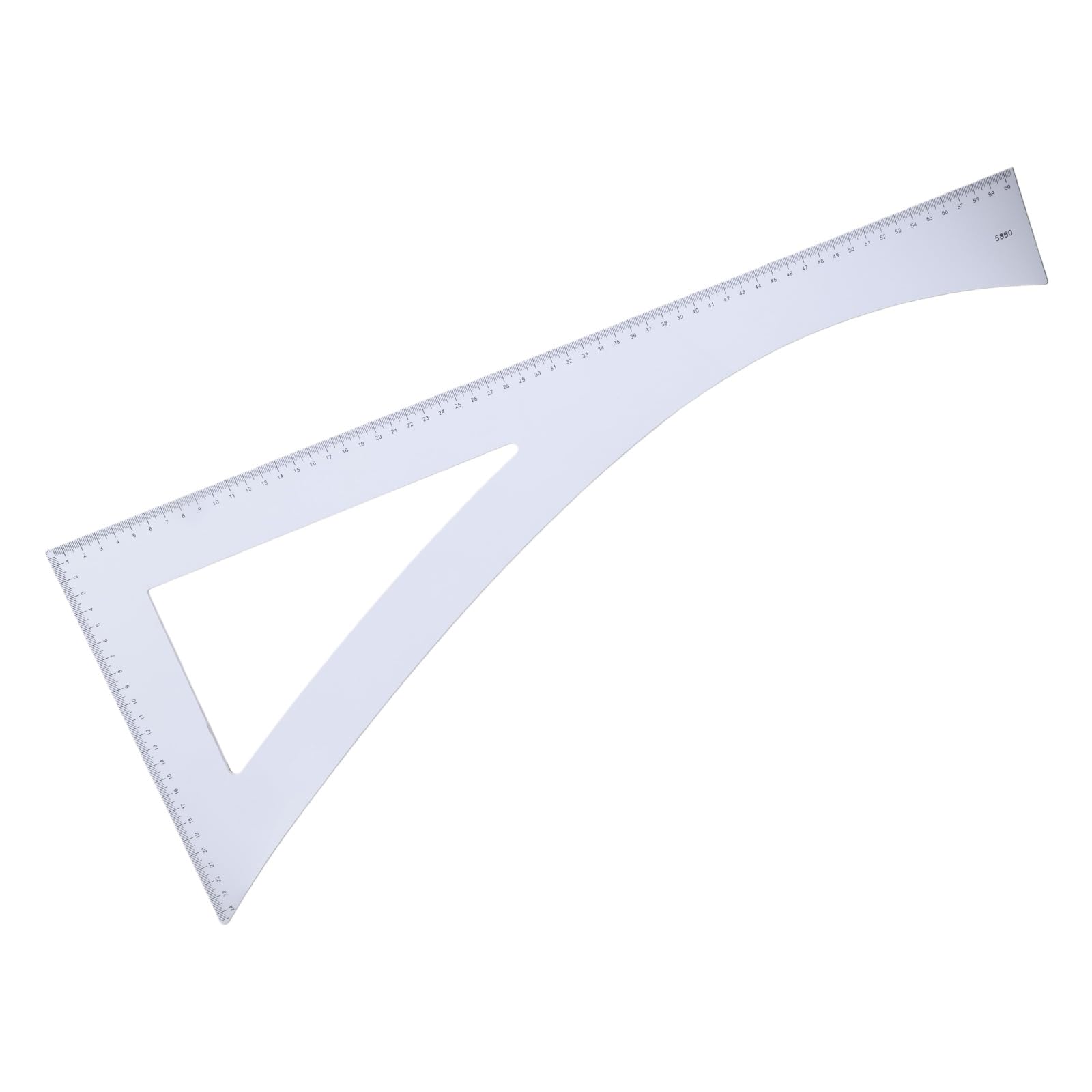 Kalttoy L Shape Sewing Ruler Curved Ruler Right Angles Sewing Measure Tool Accessories for Tailors Craft Lines Detail L Shape Curved Quilting Right Angles
