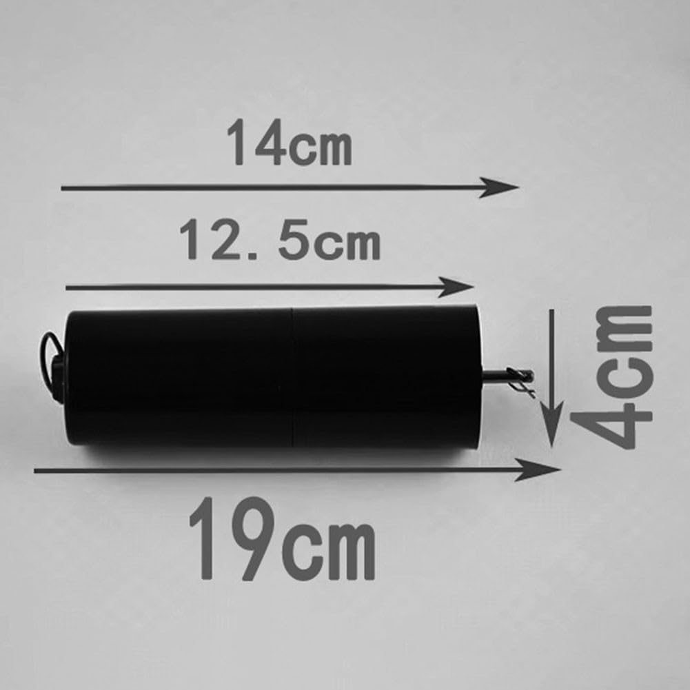 Drehbarer Hängemotor für Spiegelkugel Discokugeln - Batteriebetriebener 30±5 RPM Schwarzer Kunststoff-Display-Motor, Innen/Außenbereich (D-Batterie nicht im Lieferumfang enthalten)