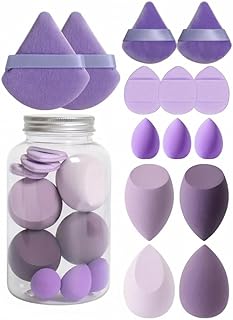 Set de esponja de maquillaje,Mini licuadora d...