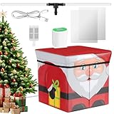 12" X 12" Large Christmas Tree Watering System, 6 Gallon Automatic Tree Helper Device, Disguised as Present Xmas Gift Box Auto Live Christmas Tree Watering, Keeps Live Tree Fresh & Green