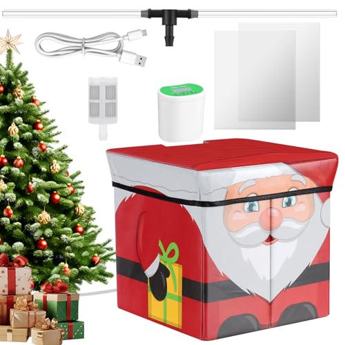 12' X 12' Large Christmas Tree Watering System, 6 Gallon Automatic Tree Helper Device, Disguised as...