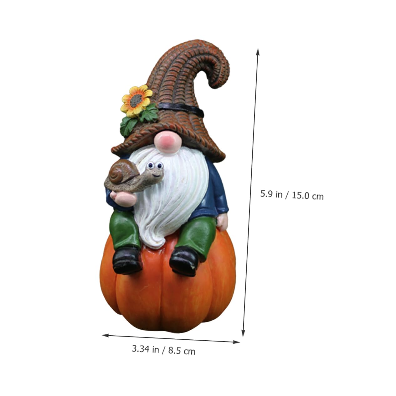 Toddmomy 2pièces GNOME De Jardin Résine Sculpture Décorative De Nain Ornement Humoristique pour Extérieur Et Intérieur pour Noël Et Autres Occasions Festives