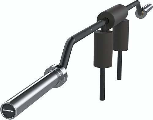 Miniatura 8 de E.T.ENERGIC Barra de sentadillas de seguridad de 7 pies con carga de 700 libras, barra olímpica de manga de 2 pulgadas con cómoda almohadilla para