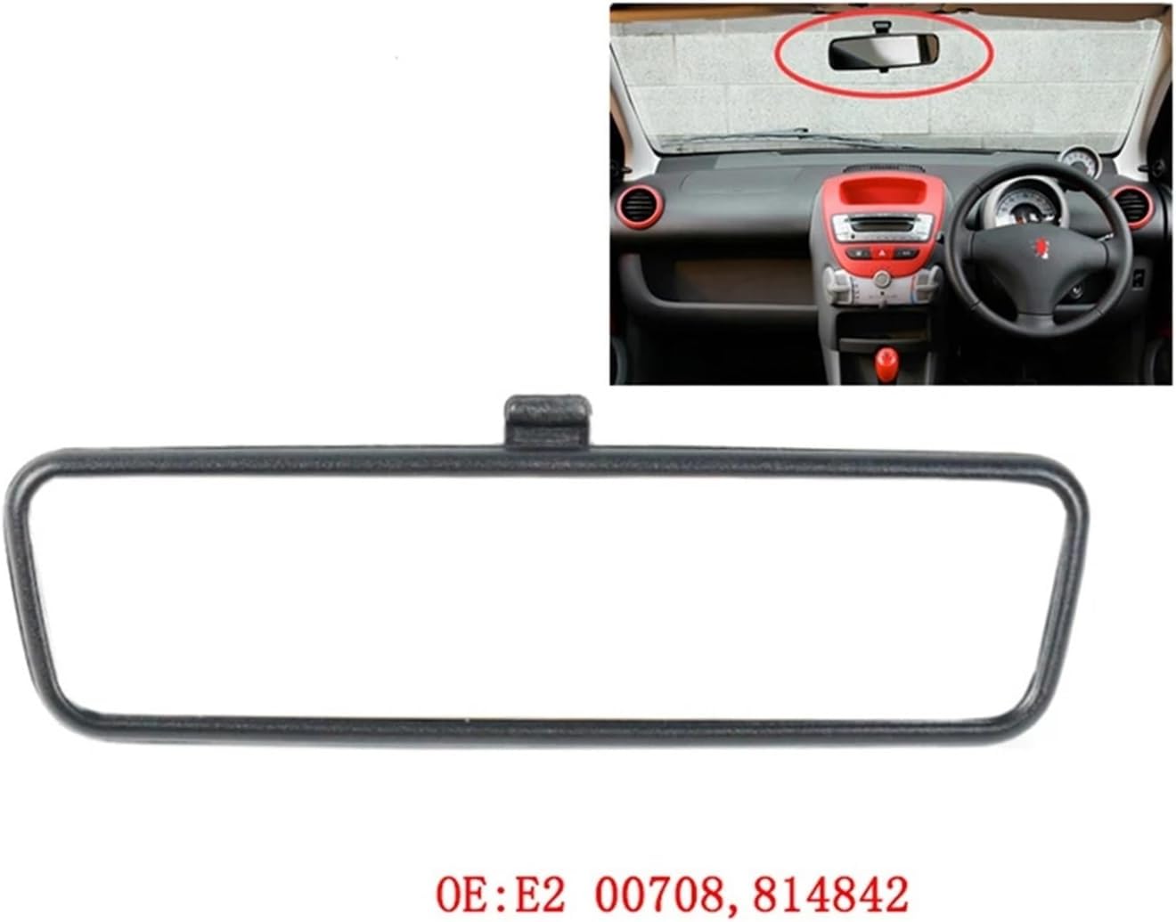 Interior Rearview Mirror Car Rearview Mirror Accessories Replace Parts Auto Interior Mirrors