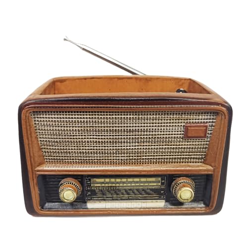 Chewtoyo Doniczka Retro Radio w Stylu Vintage