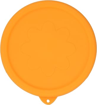 1 pack Silicone Lids Only Fit for Pyrex 7401-S 3-Cup Sculpted Glass Mixing Bowls, Orange