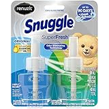 Renuzit Snuggle Scented Oil Refill for Plugin Air Fresheners, SuperFresh Original, 2 Count