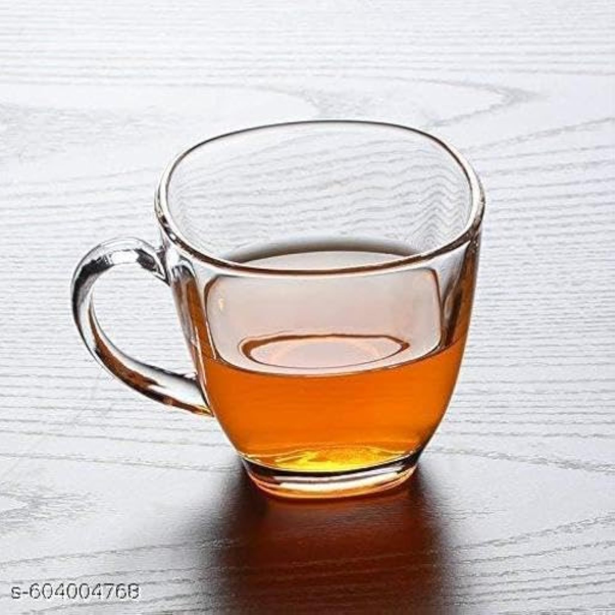 2-Pieces Square Tea Cup 190ML Glass Cups Set