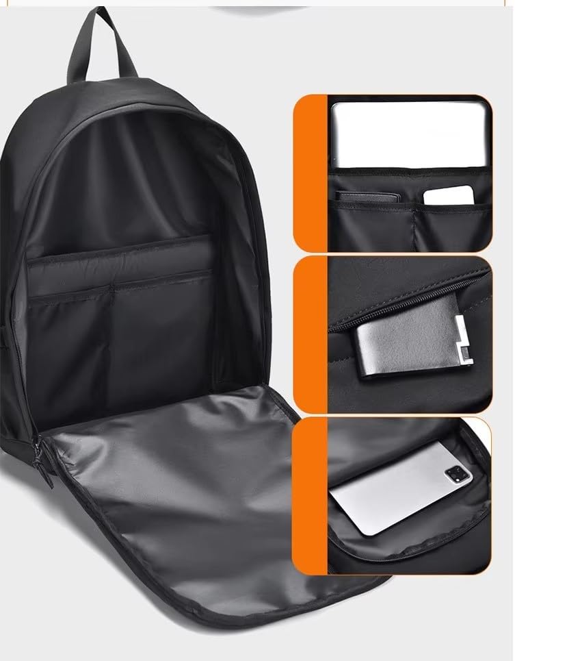 Image of Laptop Backpack, 2 compartments with bottle holder, organizer, school bag for boys and girls, college bag for women and men, office bag, travel bag. Water Resistant Laptop Backpack.