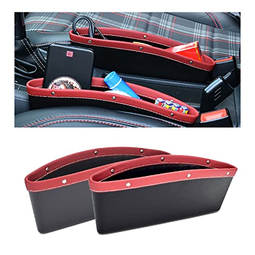 CGEAMDY Espacio para Asiento de Automóvil, Organizador de Bolsillo Lateral Asiento Coche Lateral...