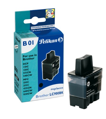 Preisvergleich Produktbild Pelikan Druckerpatrone B01 ersetzt Brother LC900BK, Schwarz