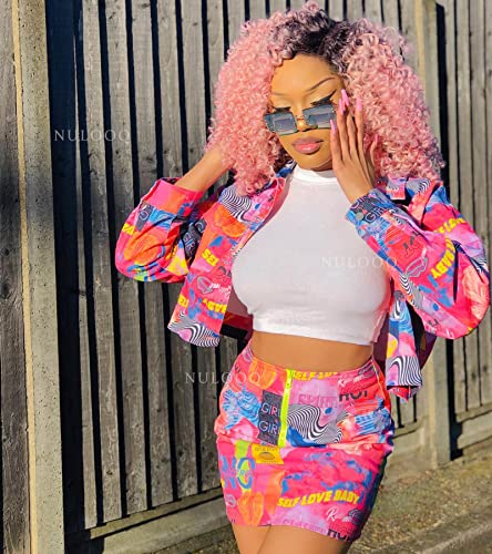 NULOOQ Rimless Rectangle Sunglasses for Women – Men Small Square Frameless Shade Tinted Thicken Gradient Lenses3