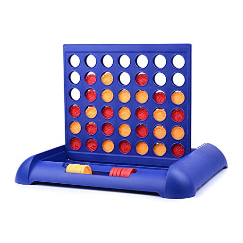 AMGlobal 4 in a Row, Classic Family Game, Four in a Row, Line Up 4 of Your Color To Win, Board Game for Kids and Family