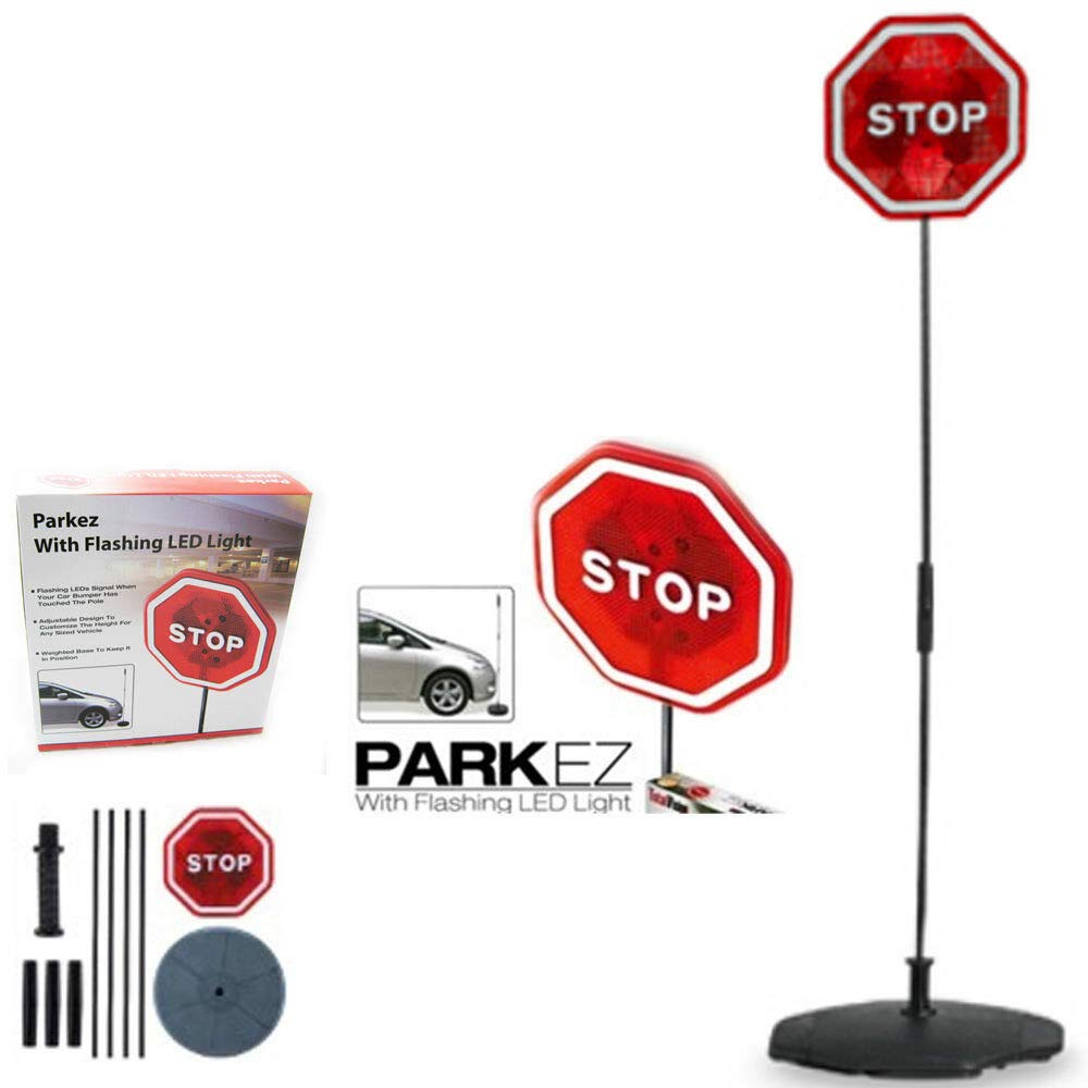 Buy PARKING STOP SIGN PARKEZ FLASHING LED LIGTH CAR GARAGE SYSTEM SIGN