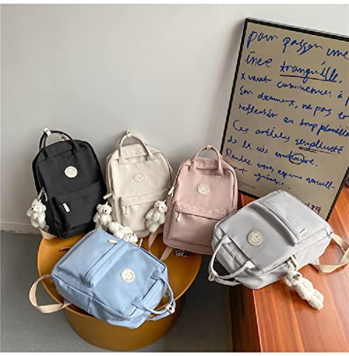 Cute Backpack Preppy Backpack College Backpack Kawaii Backpack Aesthetic Backpack Kawaii Bag with Cute Stuffs (pink)4