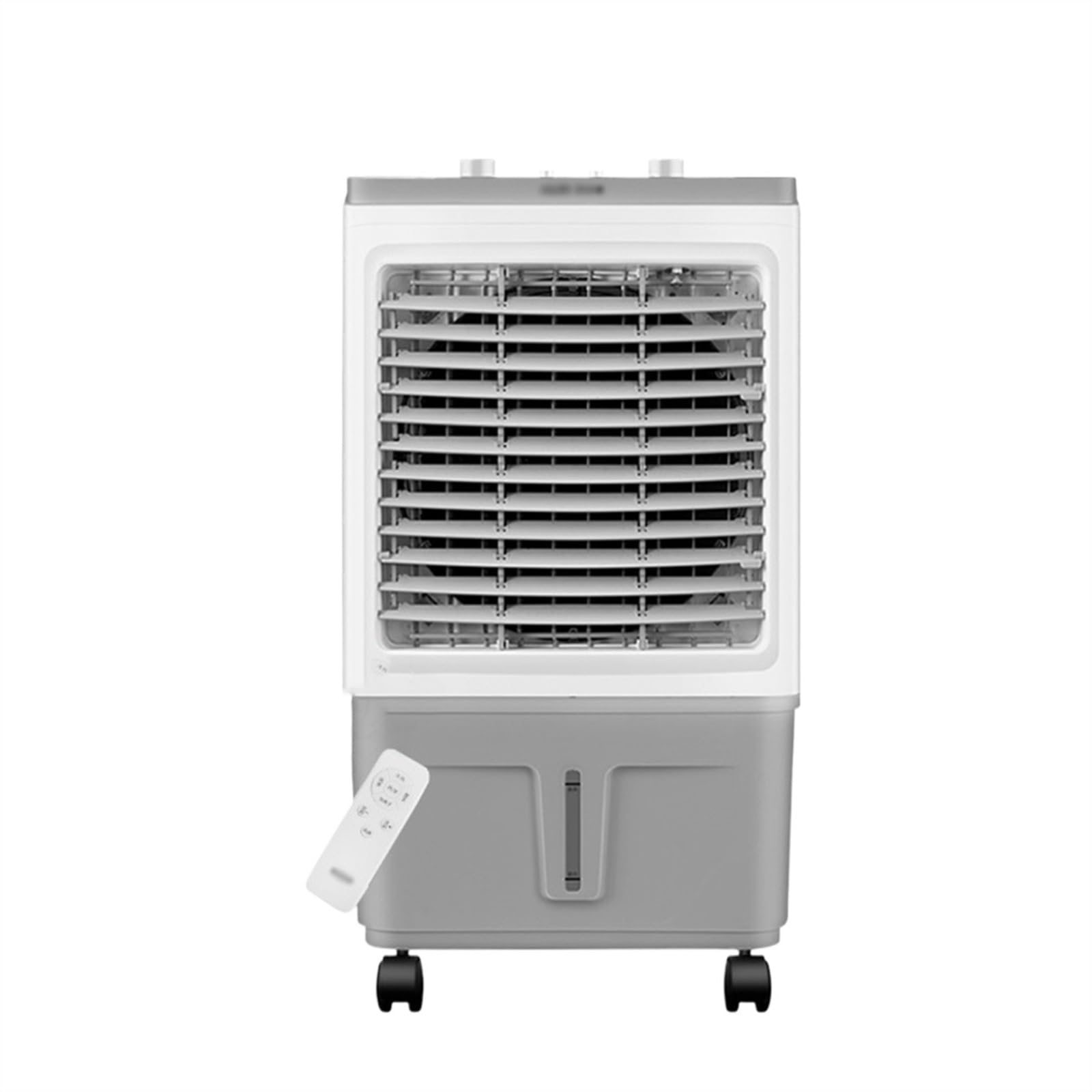asdchZen Large Industrial Air Circulator Fan, Heavy-Duty Floor Chiller, Portable Evaporative Cooler With Remote, For Home, Garage, Gym & Office
