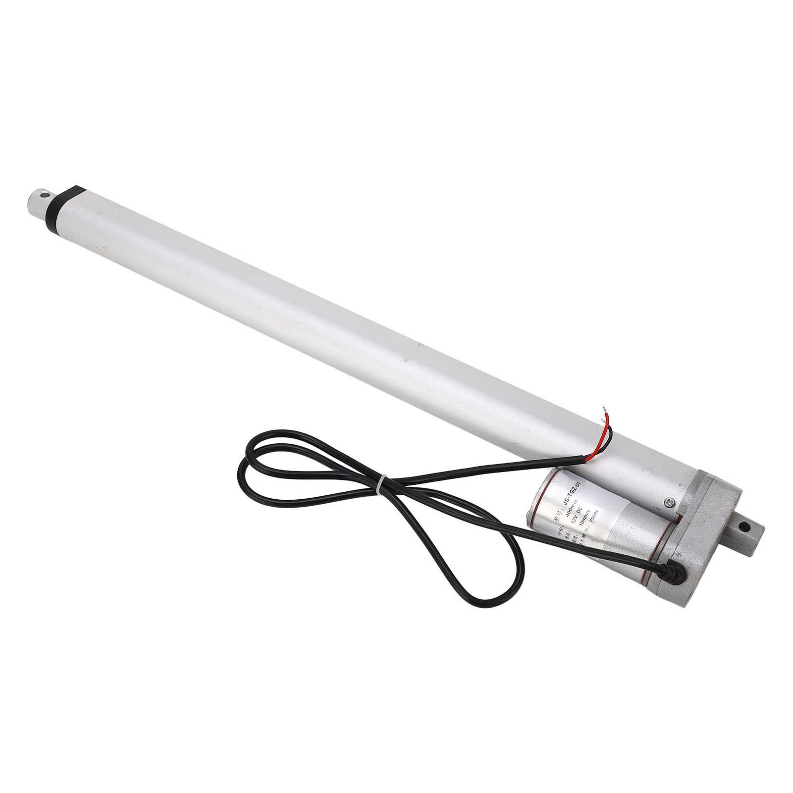 Aramox Mini Liniowy Siłownik Elektryczny Siłownik Ruchu Liniowego ze Stopu Aluminium Skok 400 Mm 12 V 750 N 10 Mm S IP65 do Sofy Masującej Podnośnik do łóżka Medycznego Stojak na kamerę (Tylko