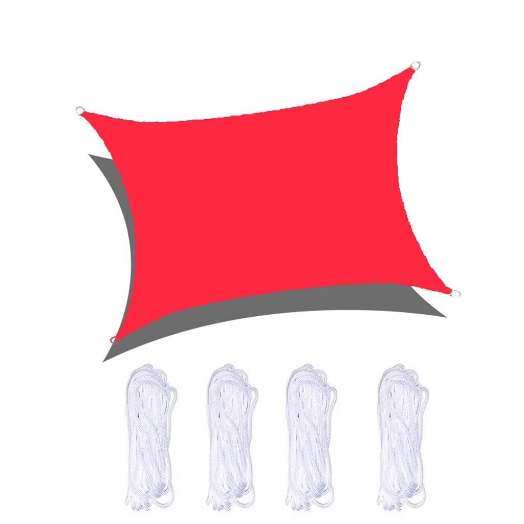 Voile d'ombrage imperméable protection UV 95% pour ombrager une piscine