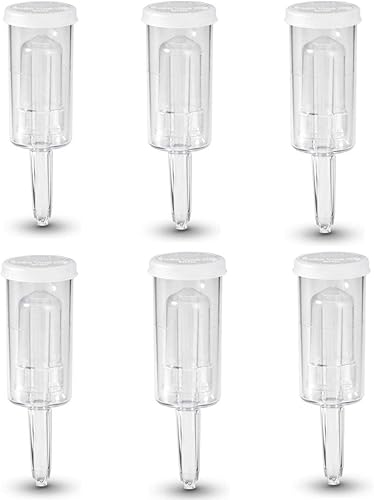 Paquete de 6 candados de aire sin BPA para fermentación, elaboración de cerveza, cerveza, vino, chucrut, kimchi y otros proyectos de fermentación
