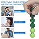 12 Stück Magnetische Fidget Toys,Magnetkugeln Stressball Silikon Sensorik Spielzeug,Magnetische Kugeln,Anti-Stress Fidget Toys für Angst,Sensory Toy (Grün)