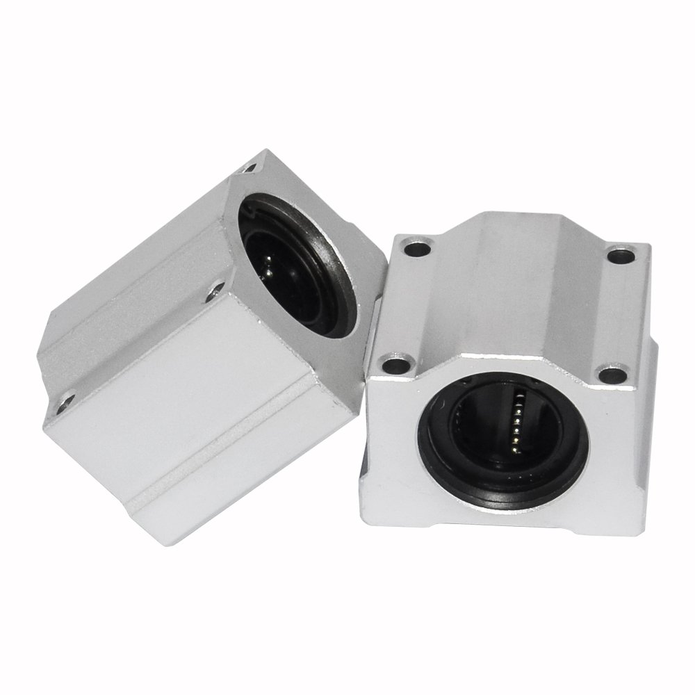 2-Pack SCS25UU 25mm Bore CNC Linear Motion Ball Slide Bearings