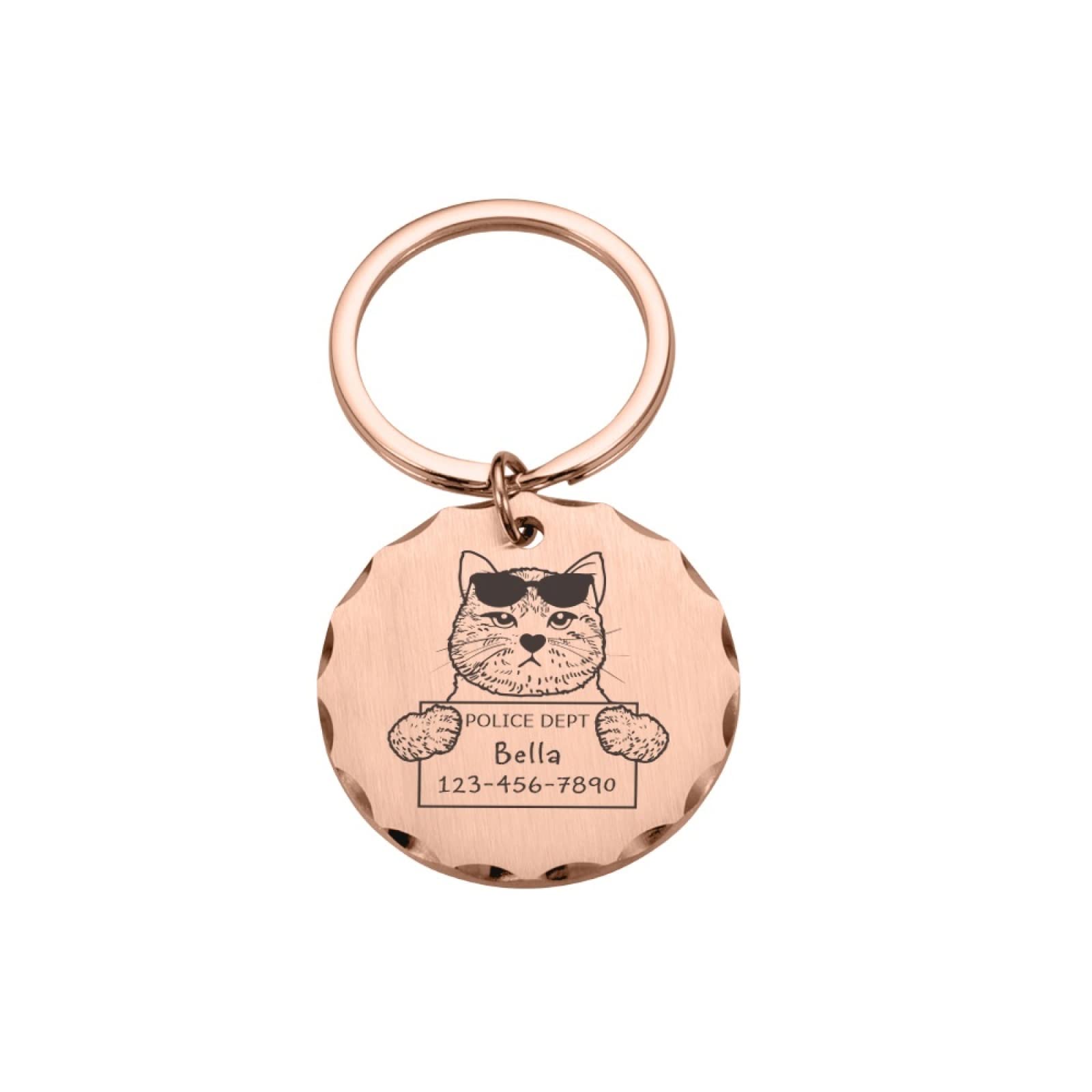 Étiquette D'identification De Chien Étiquettes Pour Animaux De Compagnie Gravées Personnalisées Étiquettes Personnalisées Pendentif Anti-perte Plaque Signalétique Pour Accessoire De Collier