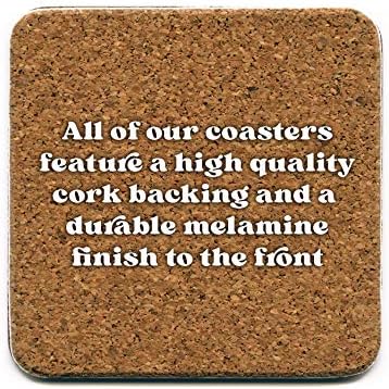 Brainbox Candy - Funny 'Nobody is Perfect Coaster' - Small Gift Ideas for Him Her - Friends Birthday - Housewarming Present - New Home Gift - Funny Gifts for Women Men