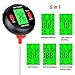 Produktbild BACOME Bodentester, 5 in 1 Bodenmessgerät Für Pflanzen, Boden Feuchtigkeit Ph Lichtstärke Meter Tester Für Pflanzenerde, Gartenbau, Bauernhof, Rasenpflege