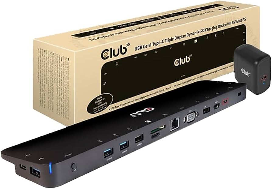 Amazon.com: Club 3D CSV-1564W65 Docking Station : Electronics