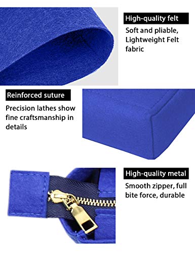 Lexsion Organizer,Bag Organizer,Insert Purse Organizer With 2 Packs In One Set Fit Neonoe Noé Series Perfectly Blue #TOP4