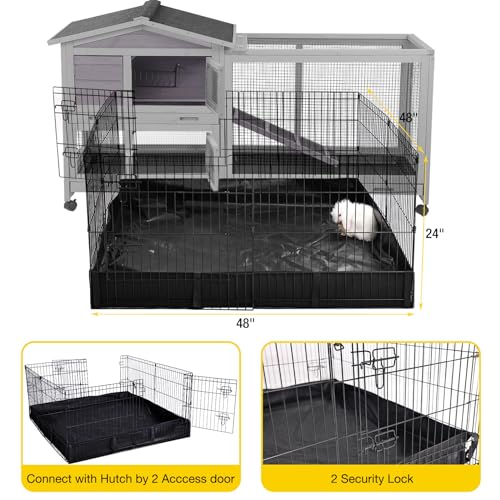 Aivituvin AIR71-19 Rabbit Playpen Pet Pen Small Animal Cage thumb #5