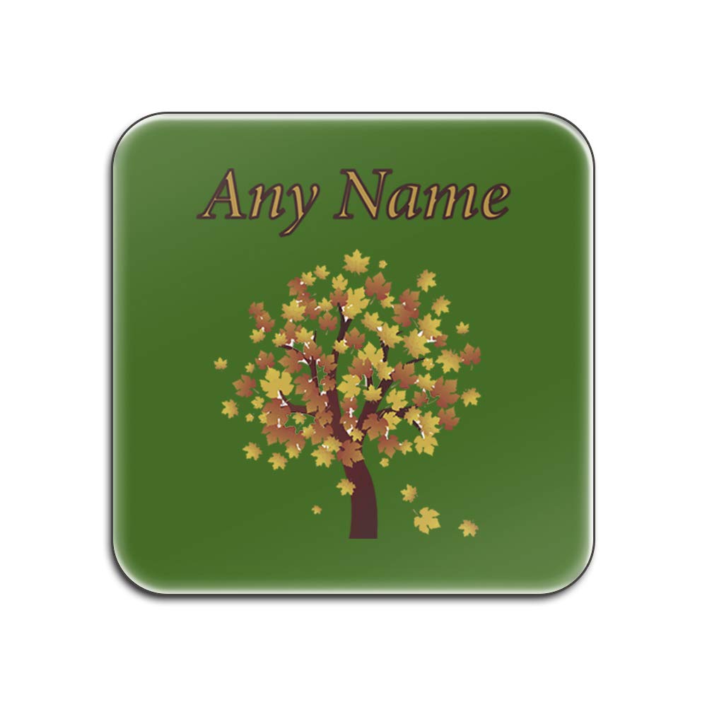 Dessous de verre carrés personnalisables avec votre message : le cadeau idéal thème nature