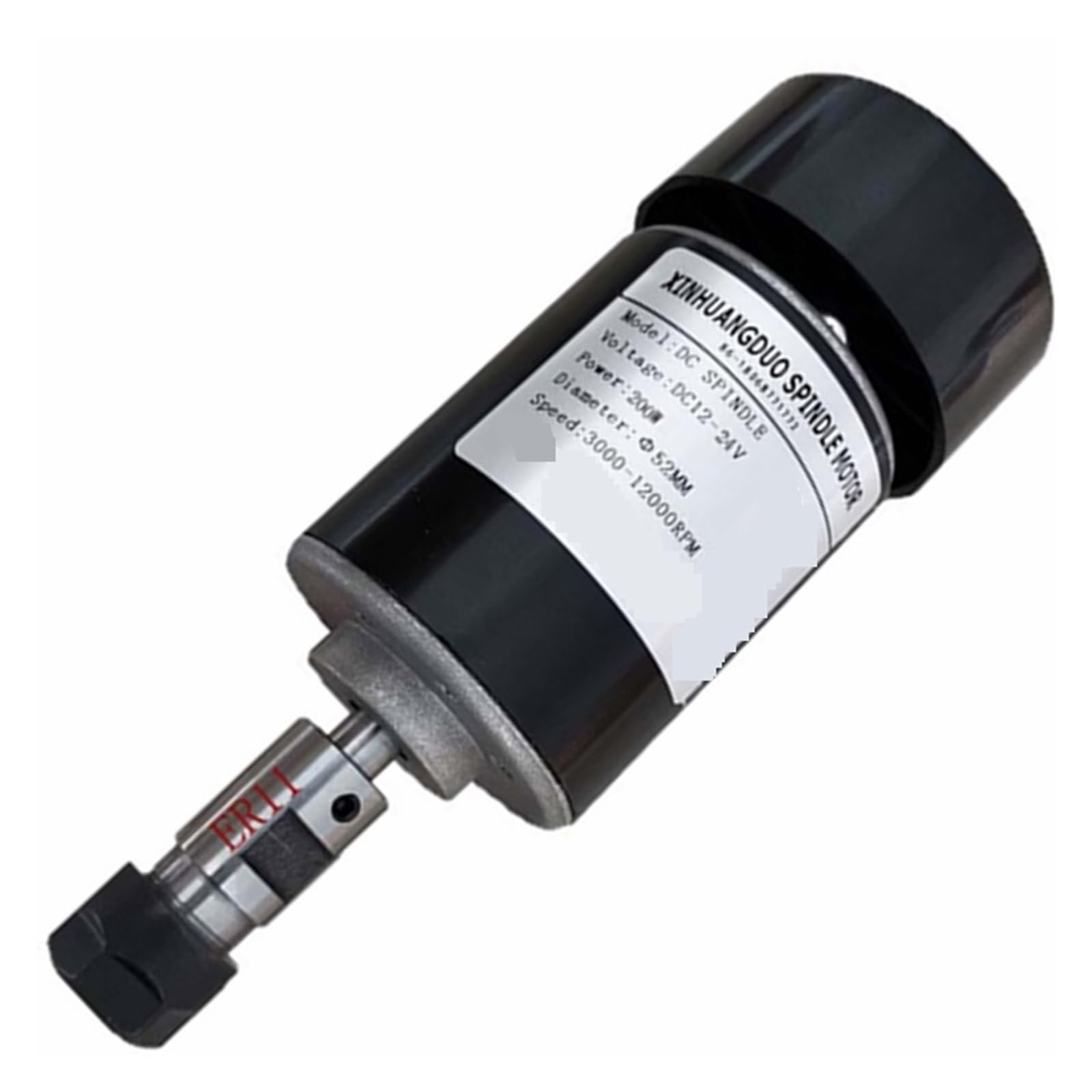 DC24V 0,2KW Silnik Wrzeciona Cnc 200W DC 12-48 Części Do Frezarek Dla Majsterkowiczów Sprzęt Grawerowania PCB Narzędzia Z Zestawami Tulei Zaciskowych ER11 Wysoce Zoptymalizowany(With Er11 Collet)