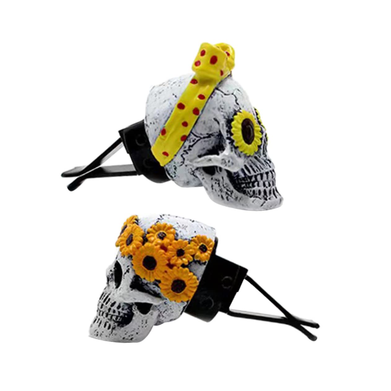 Gatuida 6 Piezas Coche Cabeza Fantasma Aromaterapia Difusor De Aroma Ambientador Automático Ambientador De Aire Divertido Coche Difusor Clip De Ventilación Difusor De Ventilación De Aire
