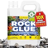 JDiction Rock Glue for Landscaping 1 Gallon - 10X Concentrated Mulch Glue for Landscaping, Gravel Binder for Stone/Pebble, Landscape Gravel Adhesive, Rock Stabilizer, Weather Proof, Lasts Up to 2 Year