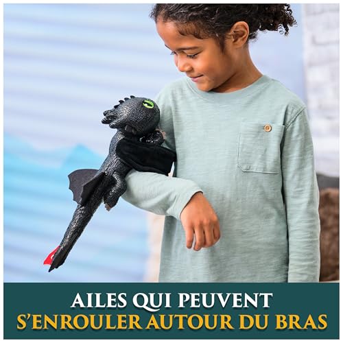 SPIN MASTER PELUCHE DELUXE KROKMOU 30 CM Dragons Movie - vue 5