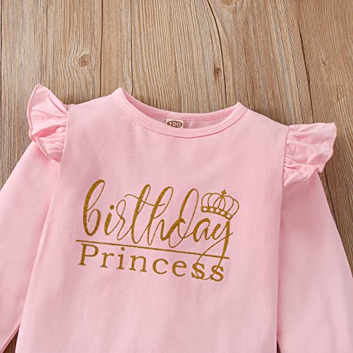 Lyqtloml Toddler Kids Baby Girls Birthday Princess Outfits Dress Vest Long Sleeve Shirts Tank Top Dot Mesh Tutu Skirt 2Pcs Autumn Skirt Set #TOP2