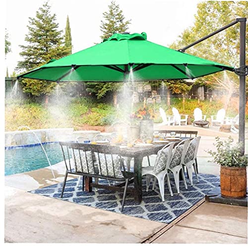 Odoukey Messing Misting Nozzles,Water Brass Misting Nozzle Outdoor Water Mister Cooling Set Greenhouse Irrigatie Kit - Afbeelding 8