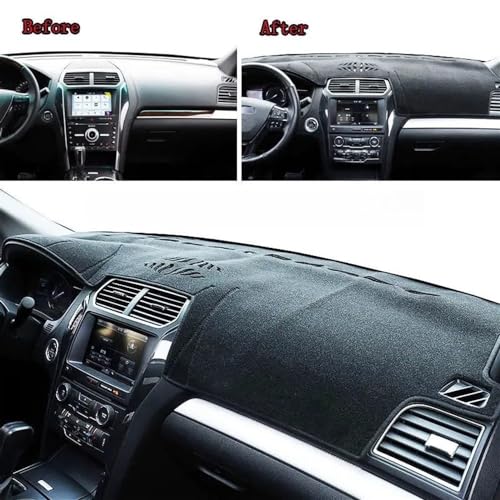 Couverture tableau de bord Ford Explorer contre fissures et reflets pare-brise - 2
